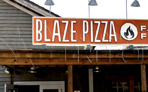 Disney Springs Blaze Pizza Exterior Marquee