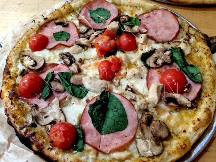 Blaze Pizza Build Your Own Pizza Garlic Ham