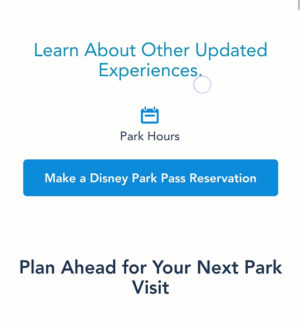Disney Park Pass System Make a Disney Park Pass Reservation
